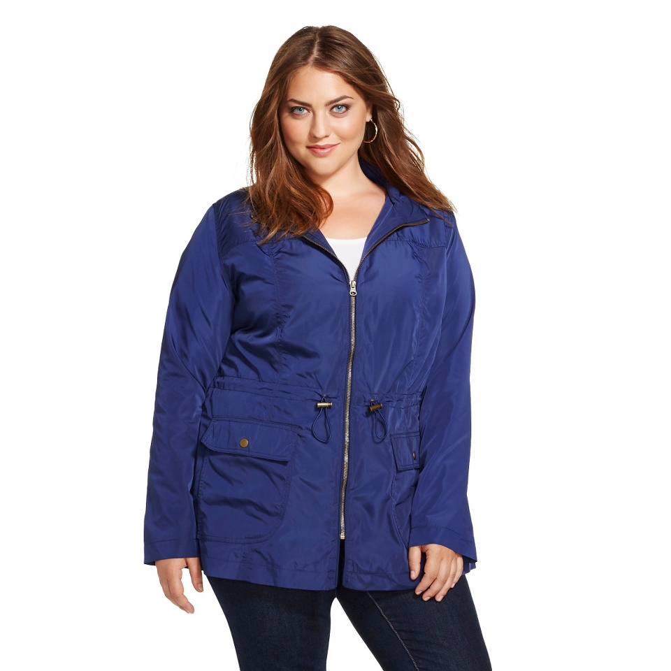 Womens Plus Size Anorak Rain Jacket   Ava & Viv