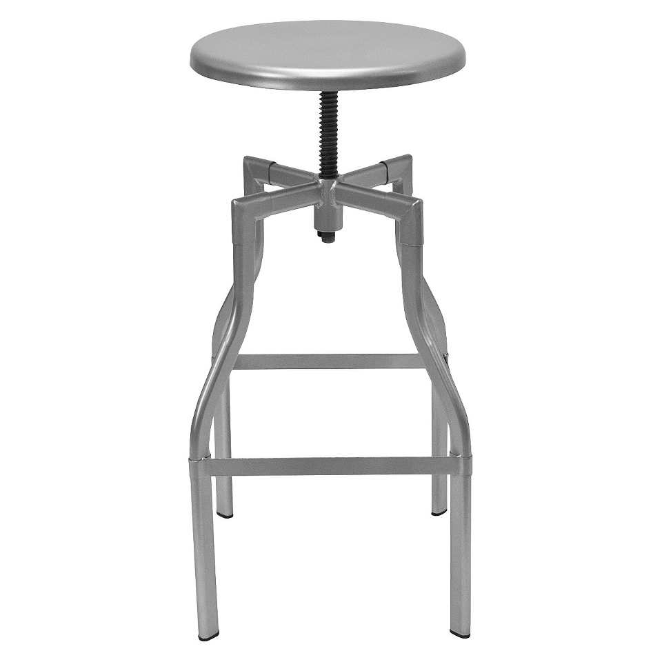 Hugo Adjustable 22 Barstool Steel   Aeon