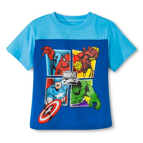 Marvel Toddler Boys' T-Shirt - Royal : Target