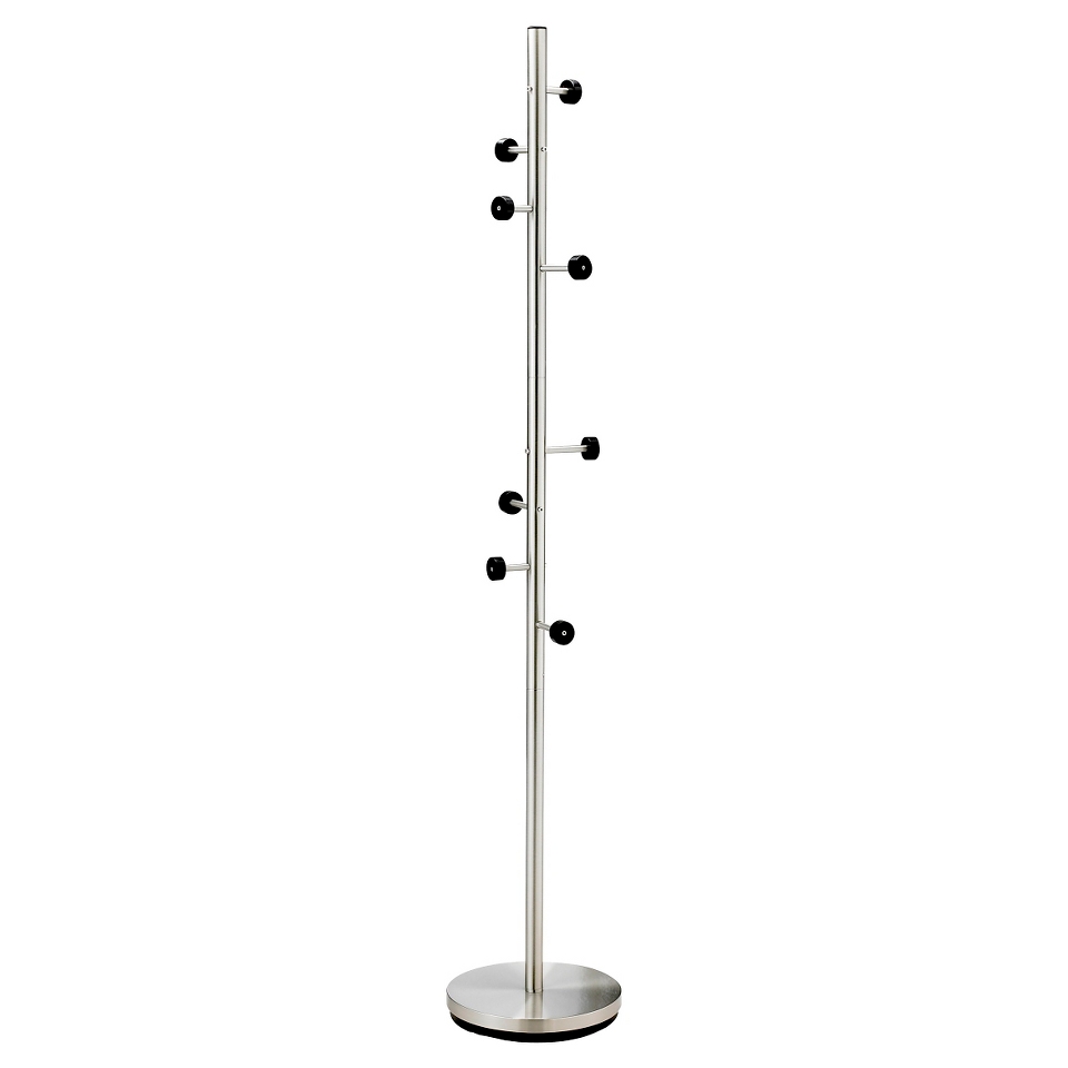 Adesso Freestanding Coat Rack   Light Silver