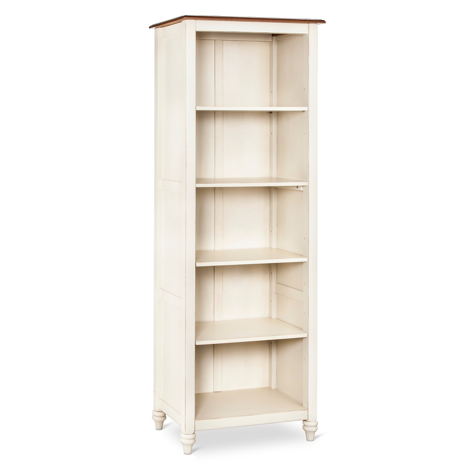 Mulberry 5 Shelf Bookcase   Off White