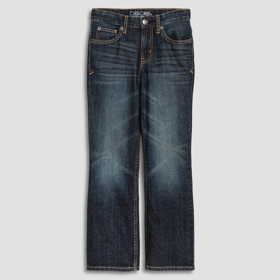 Boys Bootcut Jean Dark Wash   Cherokee®