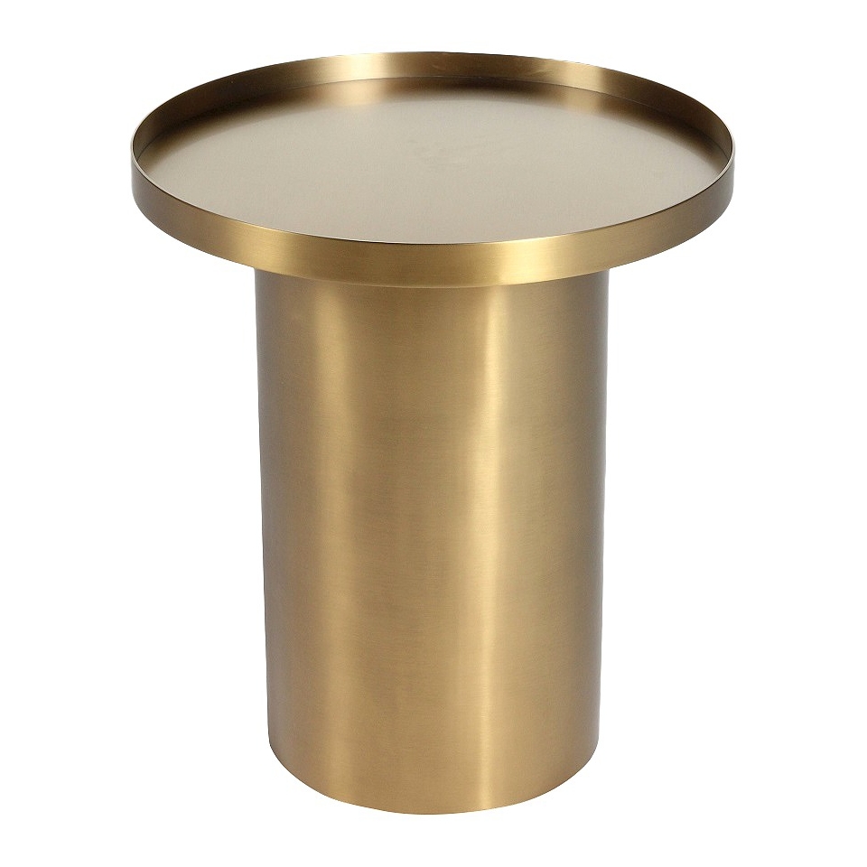 Control Brand The Ostfold Side Table   Brass