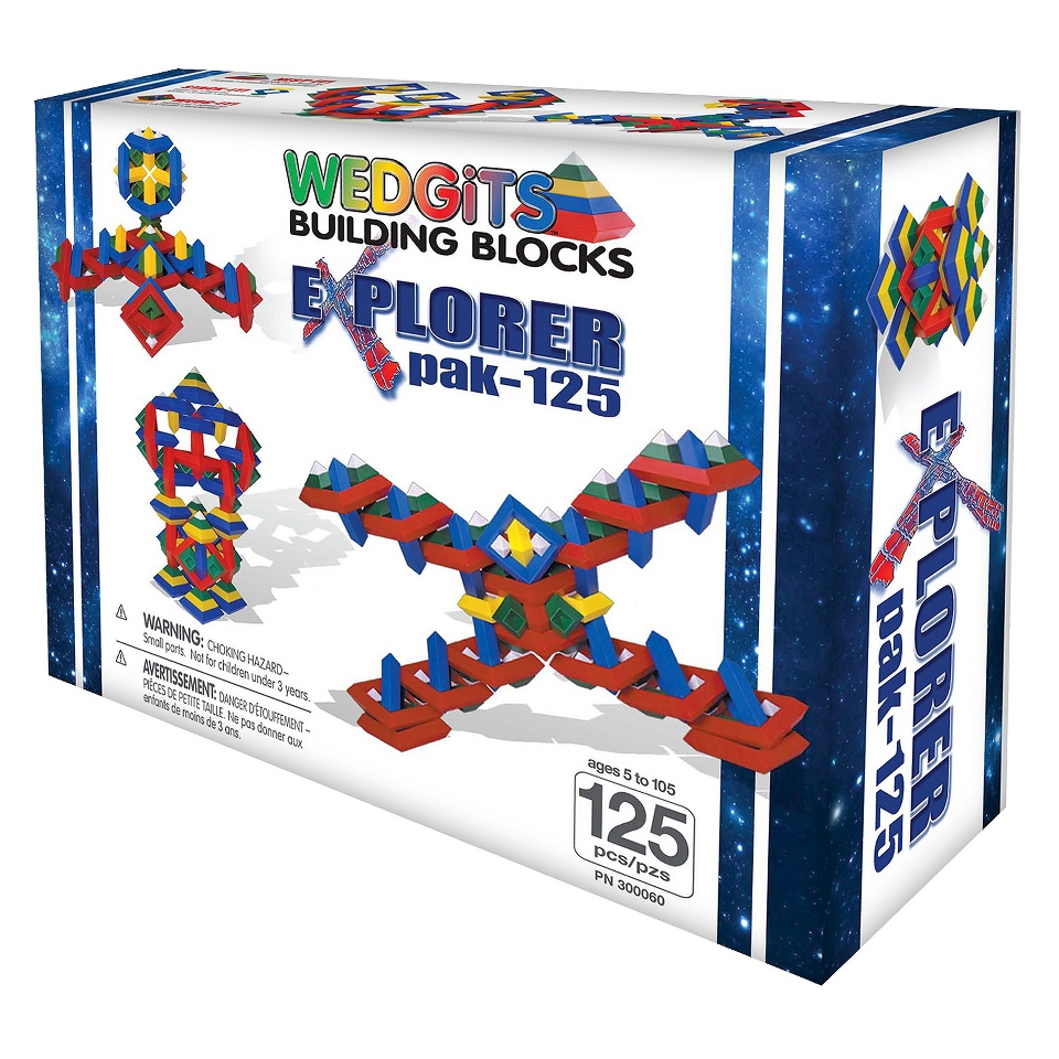 Wedgits Explorer Pack With 125 Pieces Set