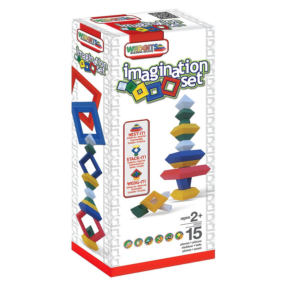 Wedgits Imagination Series With 15 Pieces Set