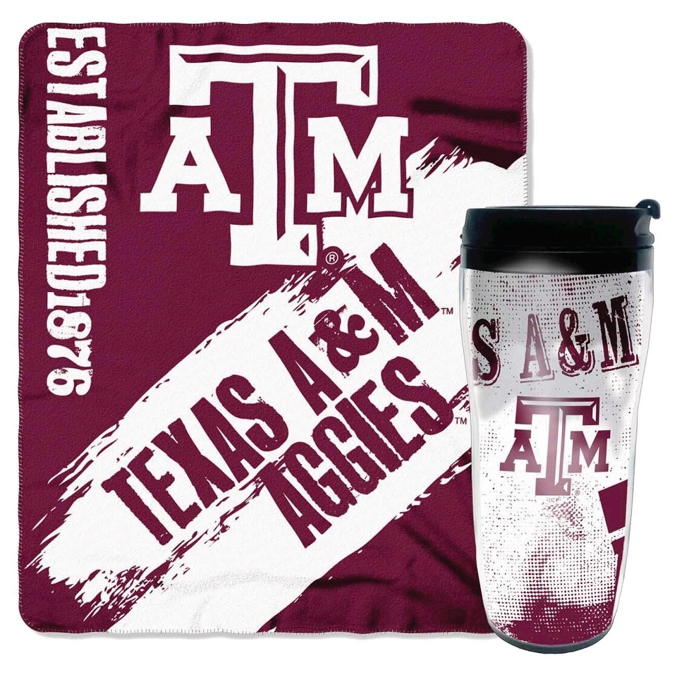 NCAA Mug N Snug Texas A&M Aggies Thow   Multi Colored (50x60