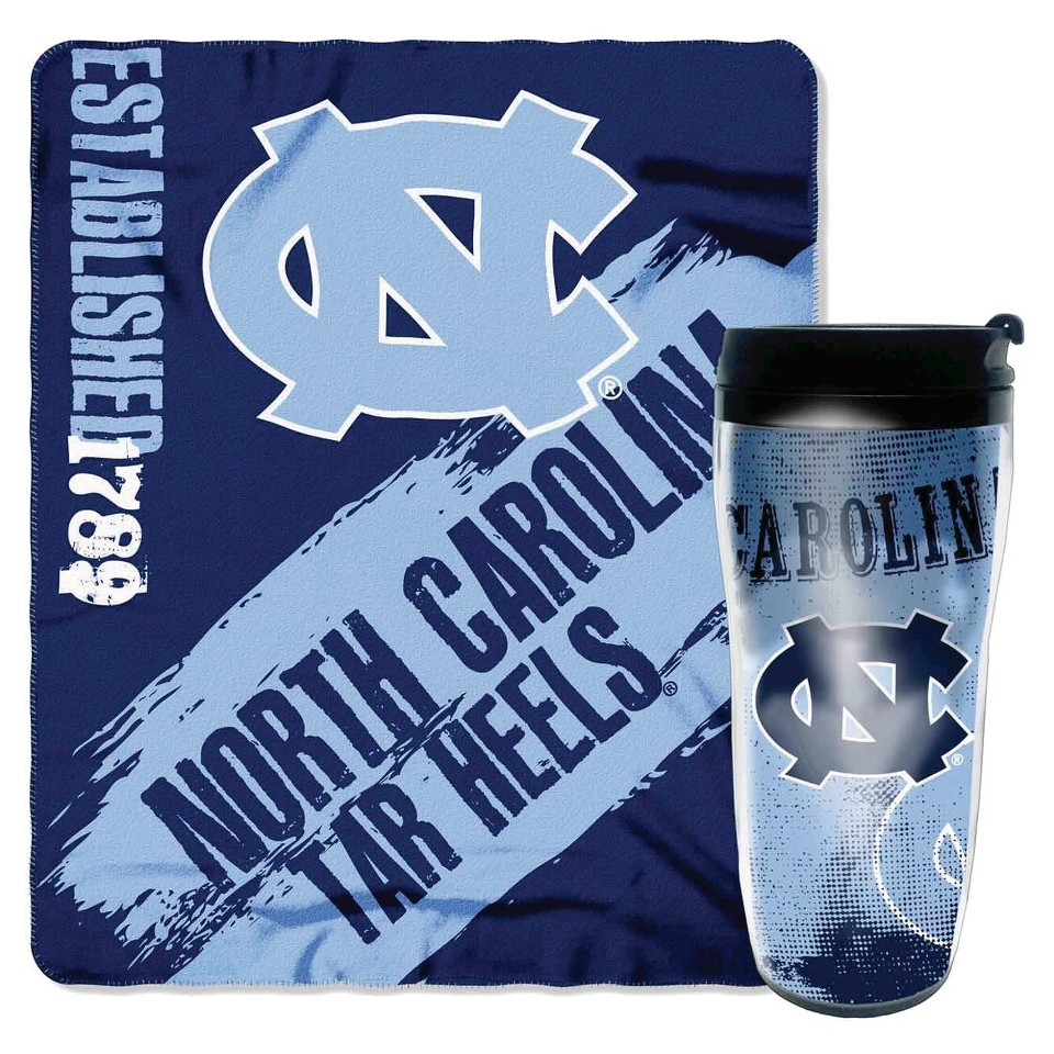 NCAA Mug N Snug North Carolina Tar Heels Thow   Multi Colored (50x60