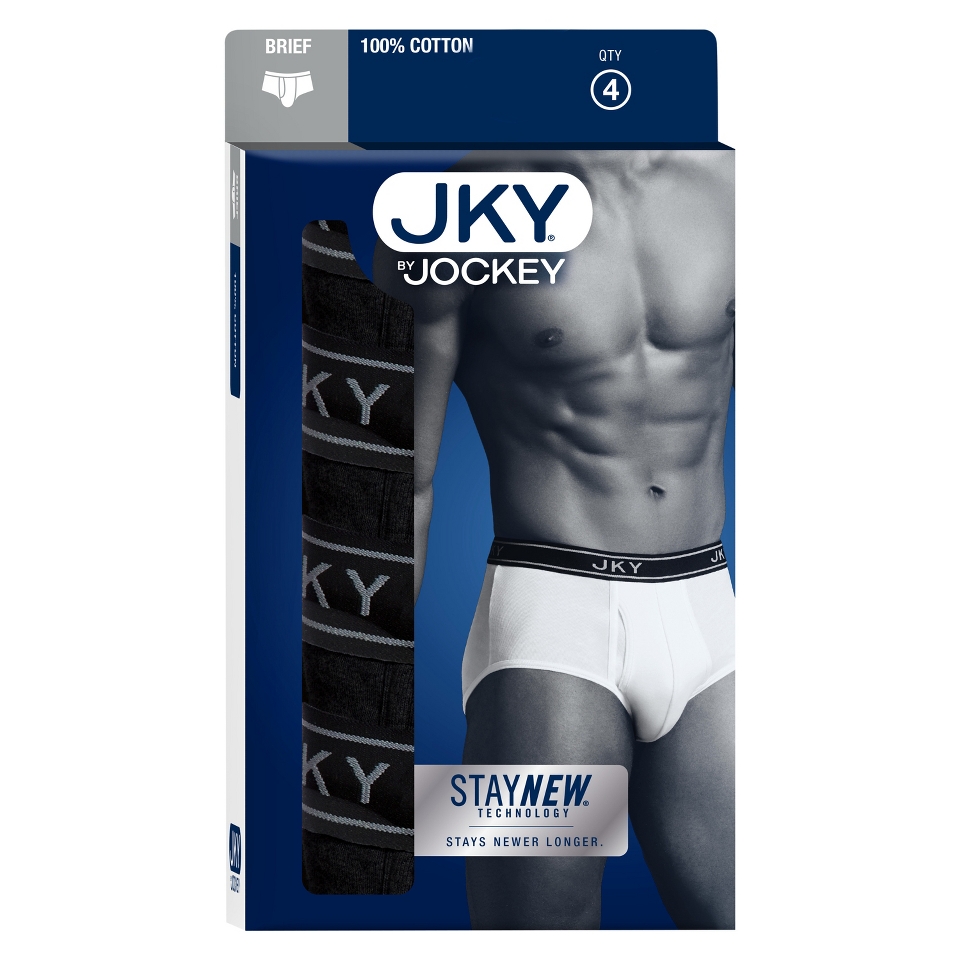 Mens Brief Assorted Underwear   4 Pack   JKY® by Jockey