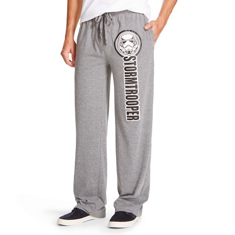 Men's Star Wars Logo Lounge Pants Graphite Heather : Target