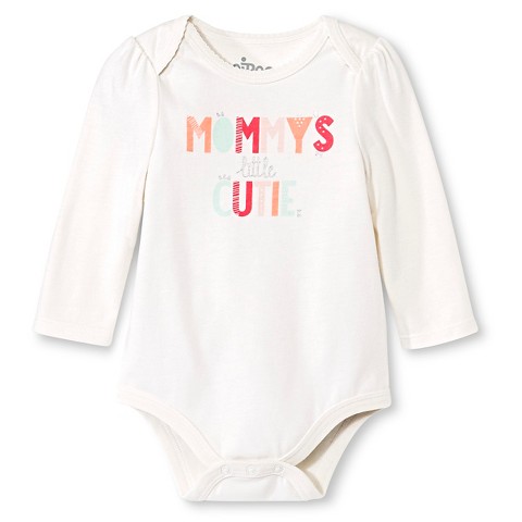 Newborn Girls' Bodysuit - Almond Cream : Target