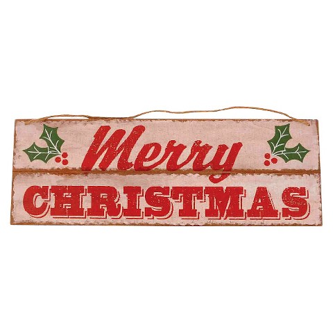 Holiday Merry Christmas Wood Sign : Target