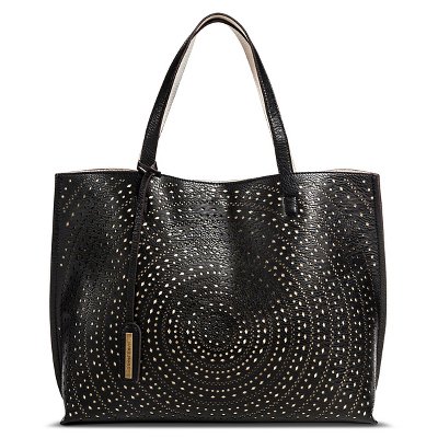 Women's Perforated Reversible Tote Handbag - St... : Target