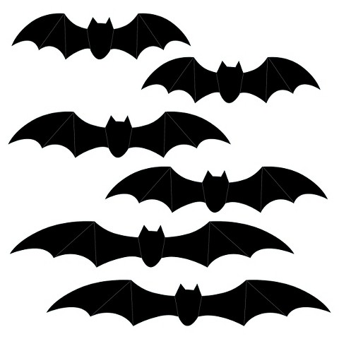 Halloween Spooky Bat Silhouettes : Target