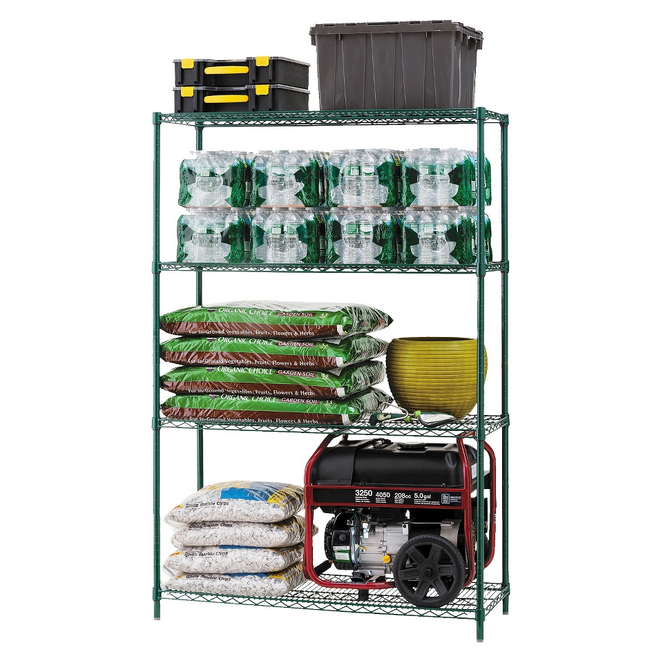 Alera Shelving Unit   Green