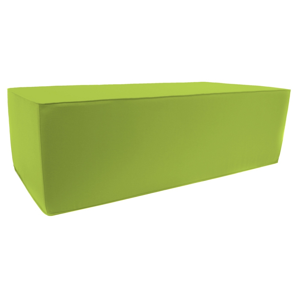 Jordan Patio Ottoman   Light Green