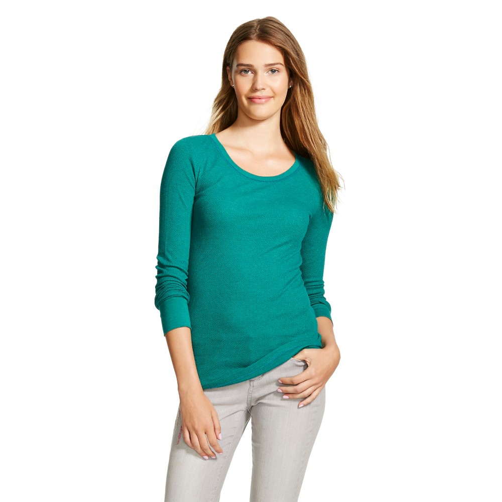 Core Long Sleeve Thermal Woodsy Green XXL - Mossimo Supply Co., Women's ...