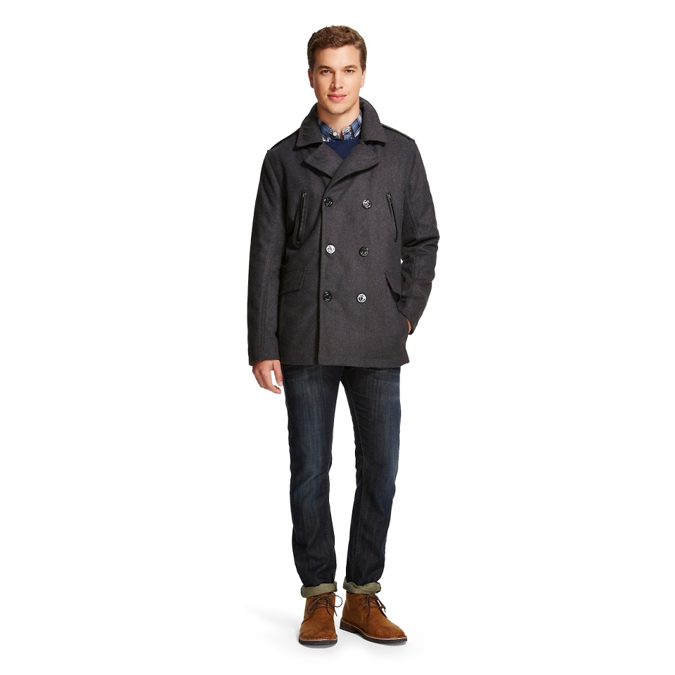 Urban Republic   Mens Wool Blend Peacoat