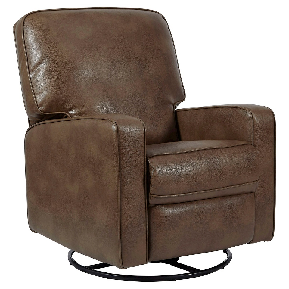 Samuel Lawrence Sutton Glider Recliner   Roman Chestnut