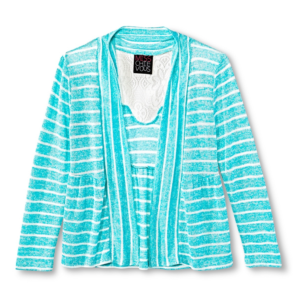 Girls Miss Chevious Cardigan   Blue