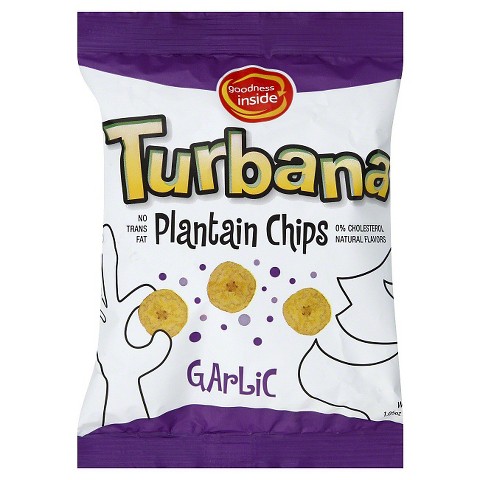 Turbana Garlic Plantain Chips - 1.5 oz (Pack of 48) : Target