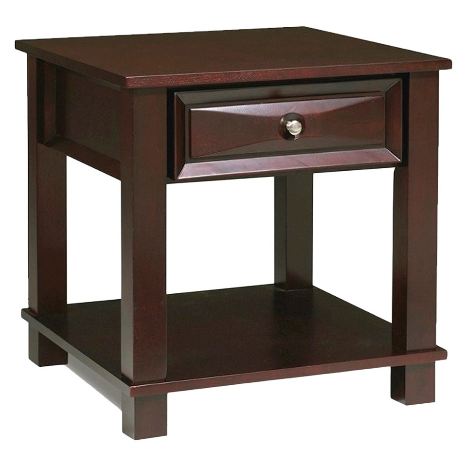 Steve Silver End Table   Cherry