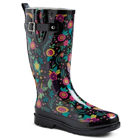 Women's Western Chief Floral Rain Boots : Target