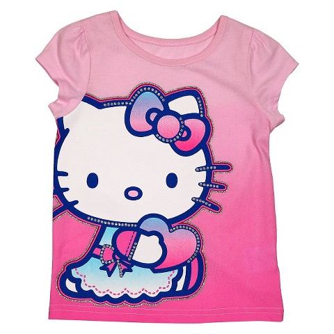 Toddler Girls' Hello Kitty T- Shirt - Pink : Target