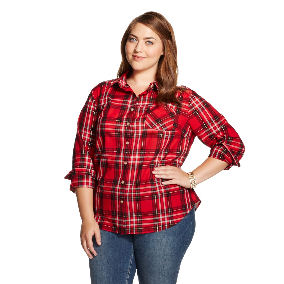 Womens Plus Size Button Down Shirts   Ava & Viv