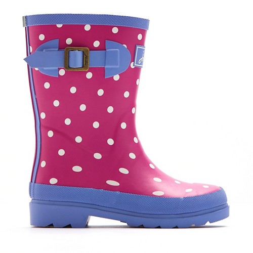 Girls' Joules® Welly Polka Dot Rain Boots - Pink