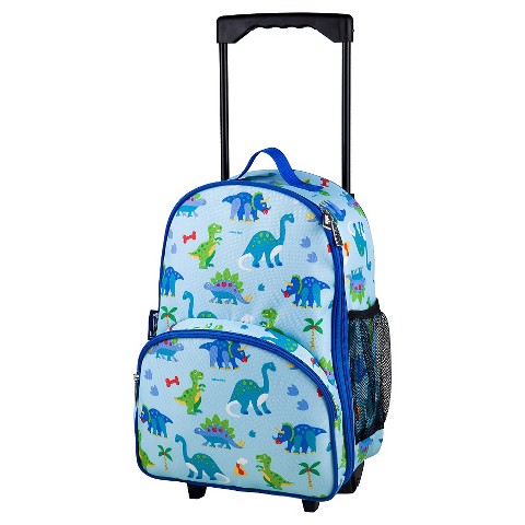 Wildkin Olive Kids Dinosaur Land Rolling Luggage : Target