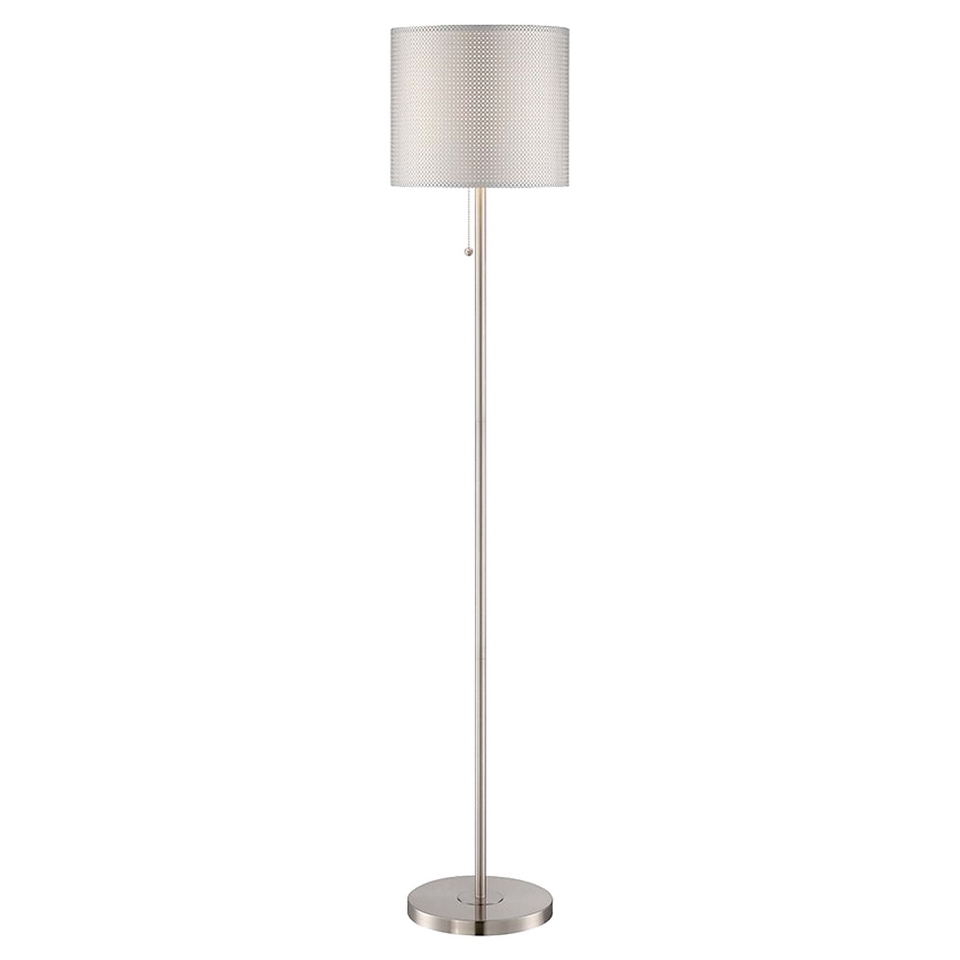 Lite Source Sebille II 1 LT Floor Lamp   Polished Steel