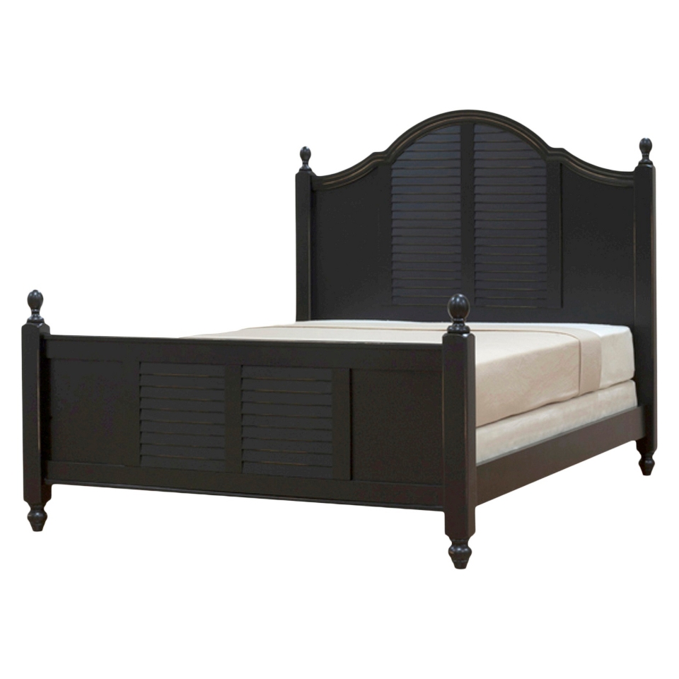 John Boyd Designs Outer Banks Collection Full Poster Bed   Ebony