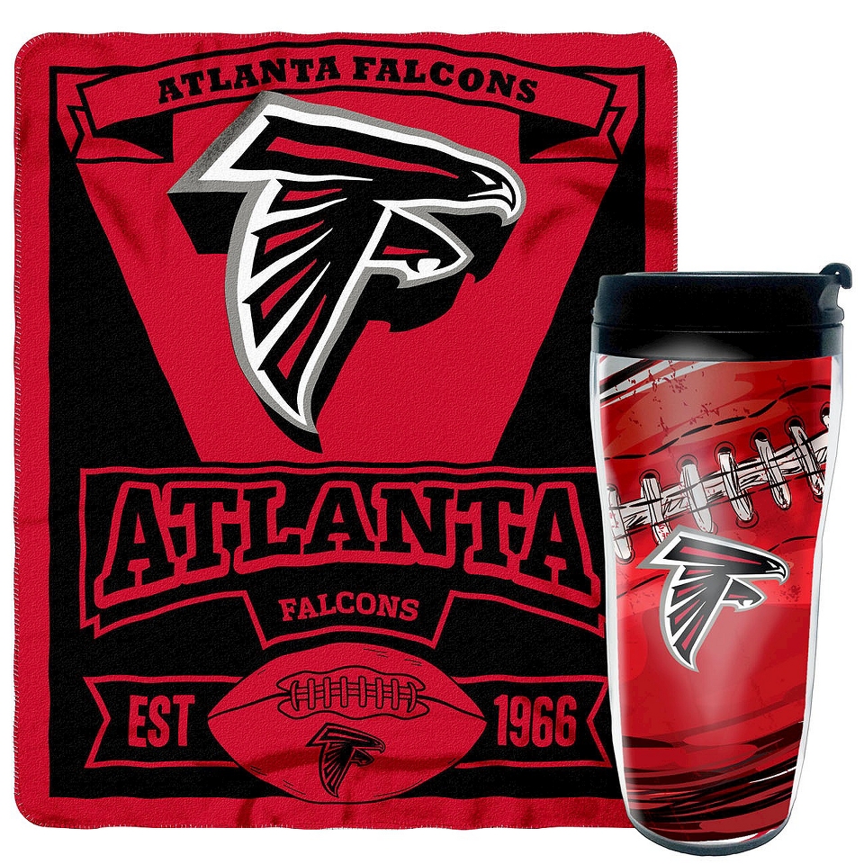 NFL Atlanta Falcons Mug N Snug Throw   Multi Colored (9.5x9.6