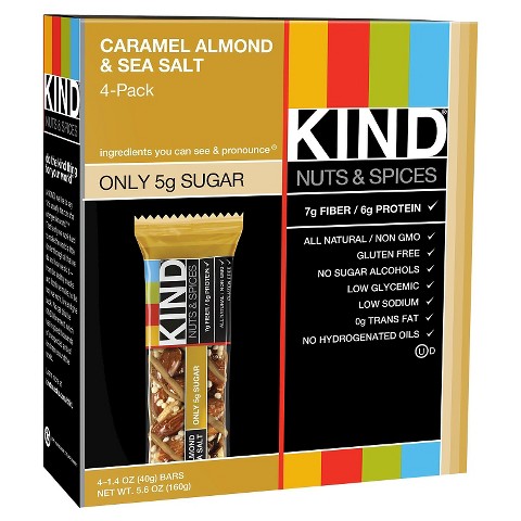 Kind® Caramel Almond & Sea Salt Nutrition Bar : Target