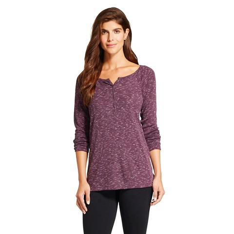 Women's Ribbed Henley Top - Merona™ : Target