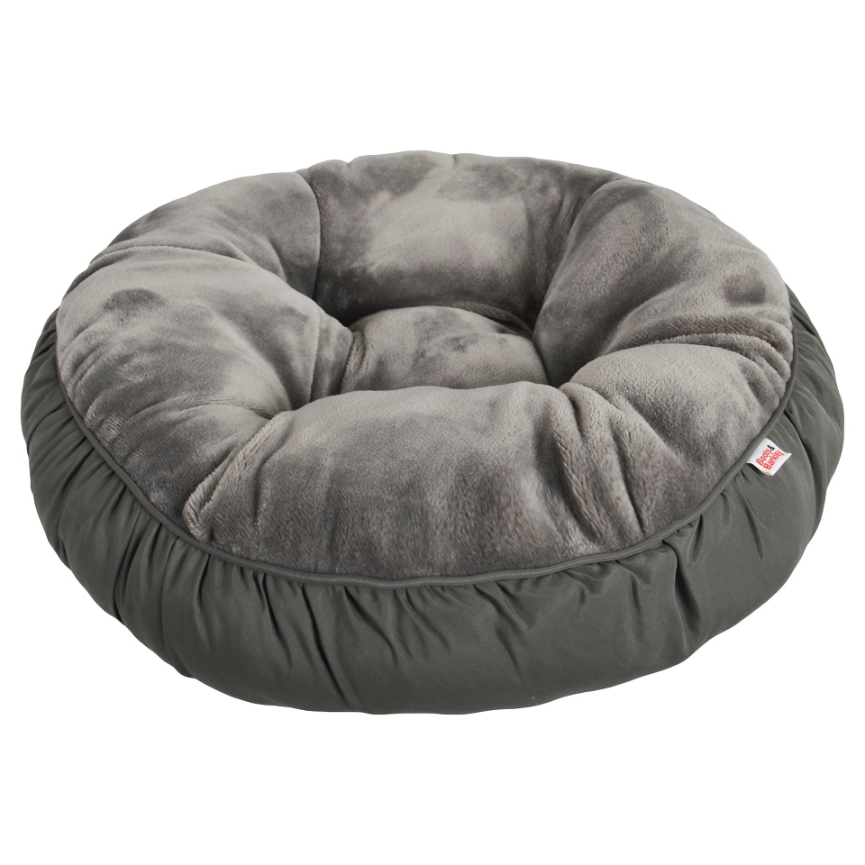 Pet Bed Bb Small Round Pattern/Solid Asst