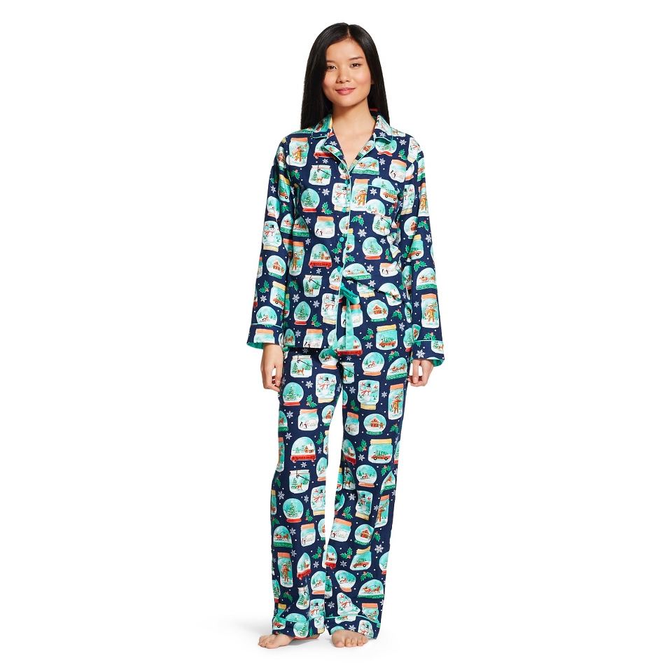 Womens Pajama Set Winter Snowglobe   Nick & Nora®