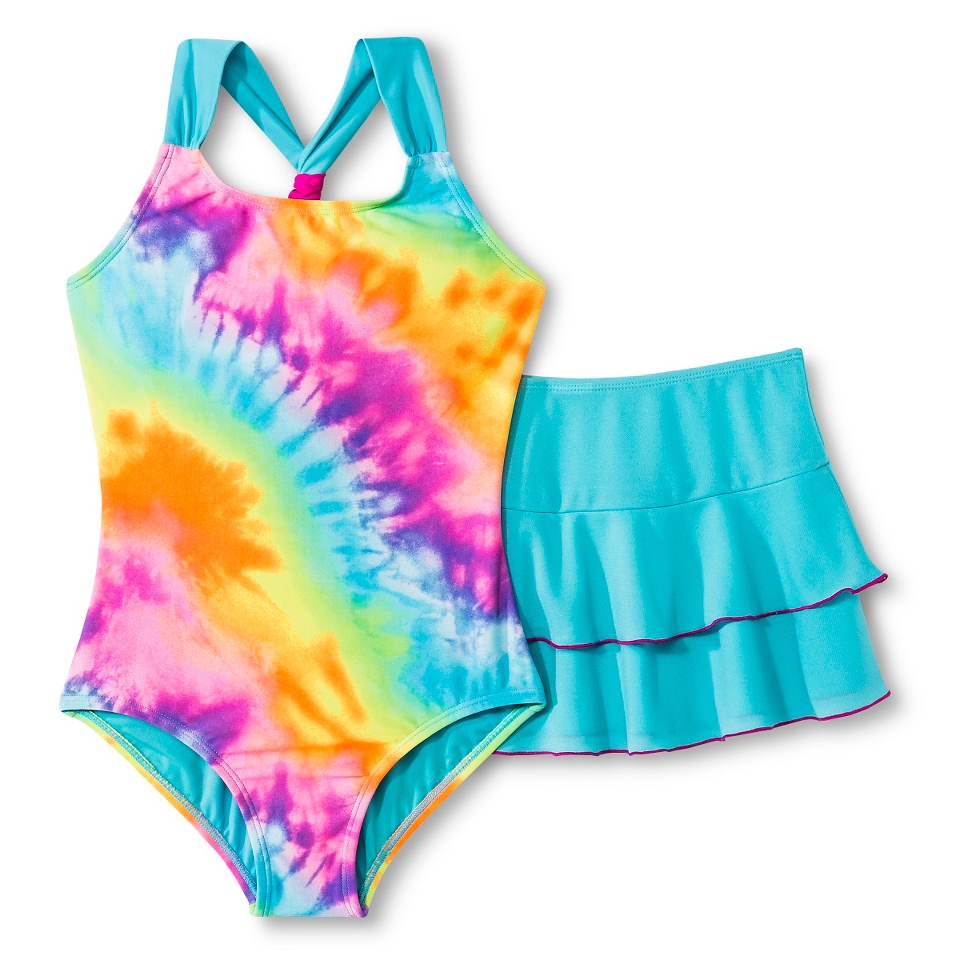 Girls One Piece Swimsuit Rainbow   Circo®