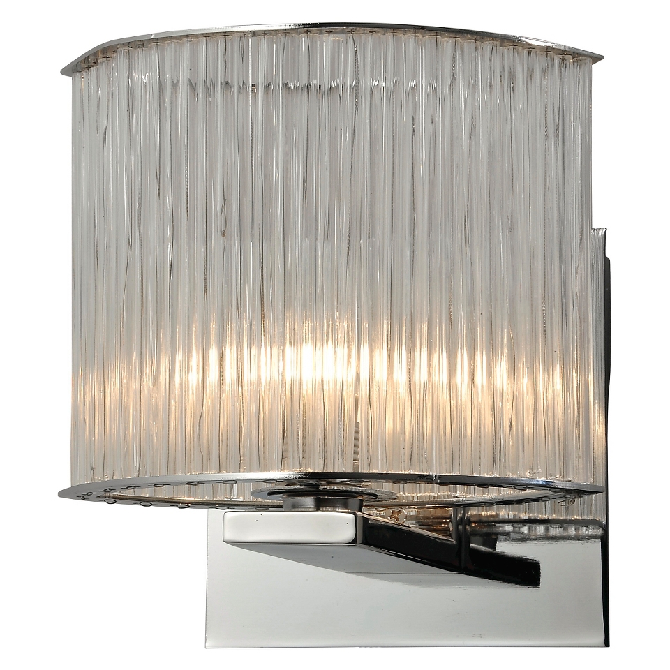 Array 1 Light Vanity   Polished Chrome