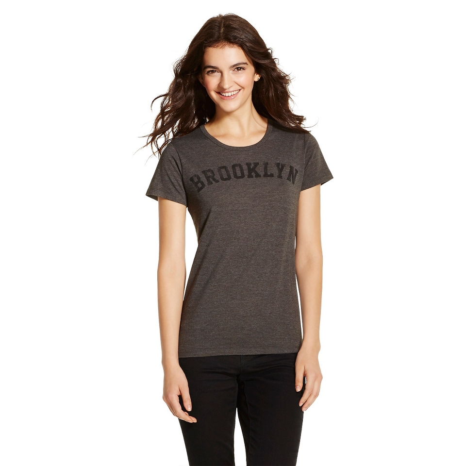 Brooklyn Graphic Tee Charcoal Grey   Fifth Sun