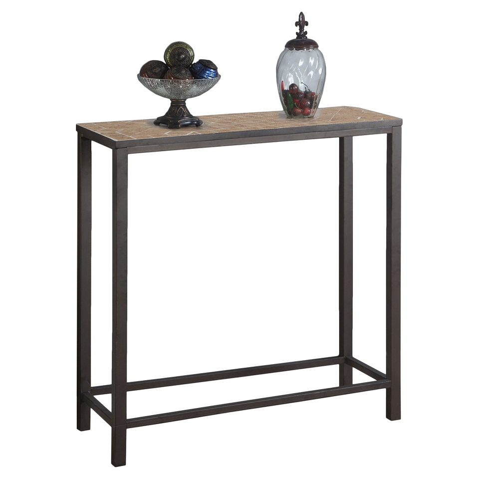 Console Table Terracotta Brown