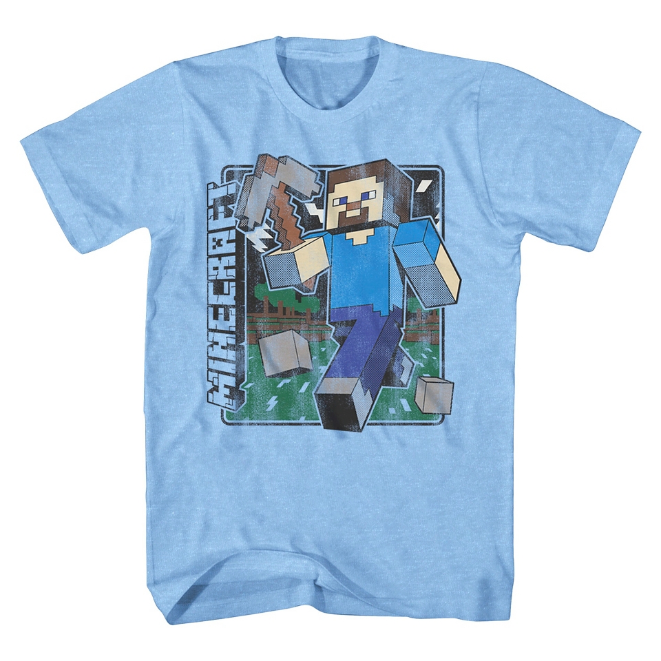 Boys Minecraft Vintage Steve Graphic T Shirt