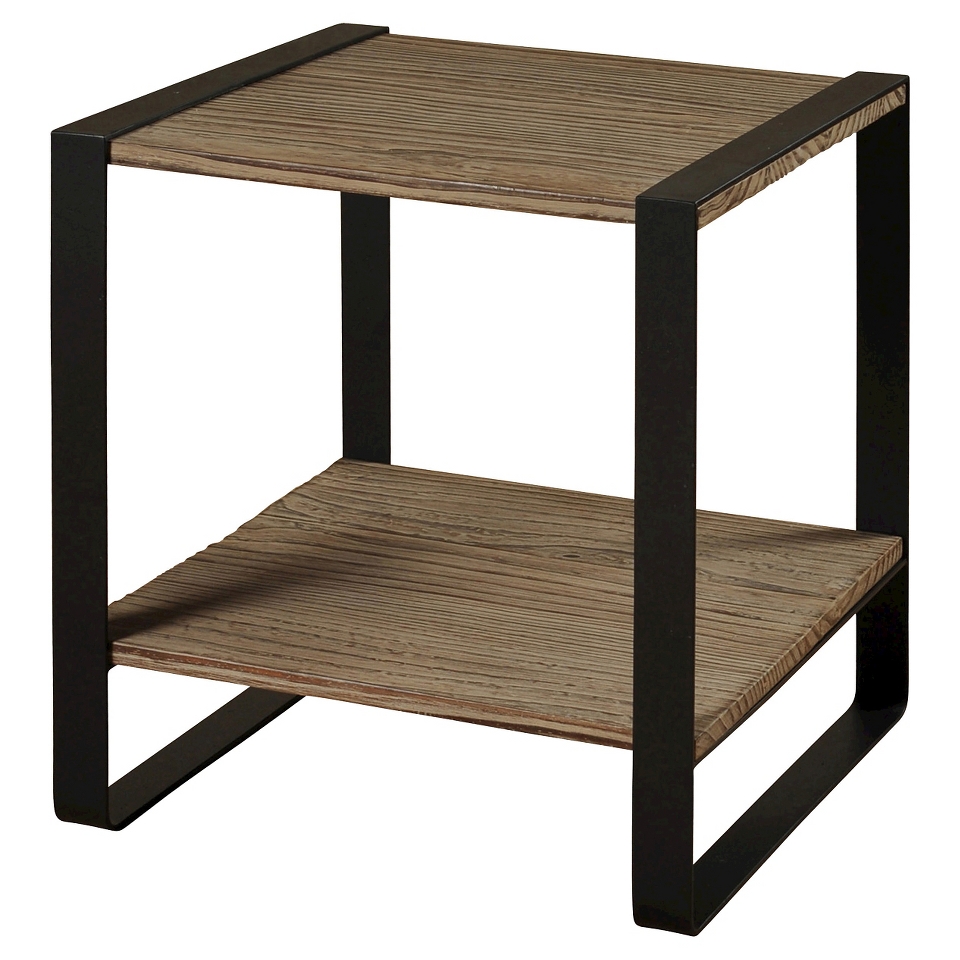 StyleCraft End Table Reclaimed Mixed Material