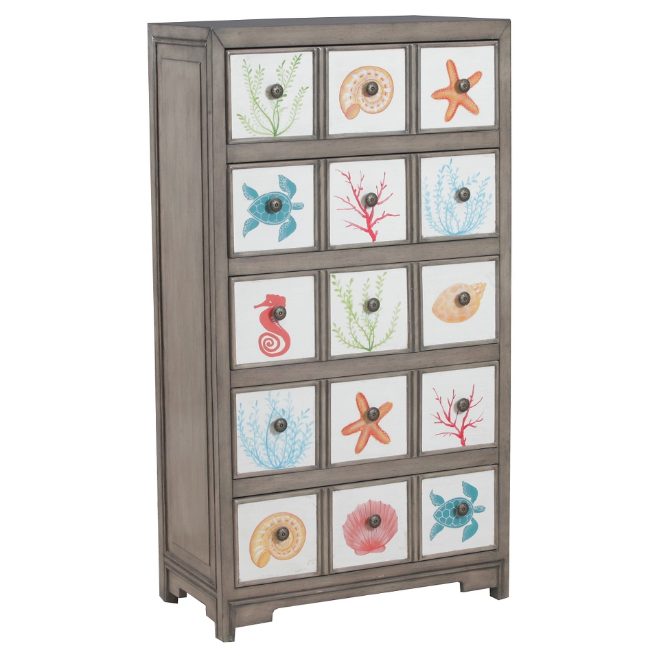 Powell Calabash 5 Drawer Storage Cabinet