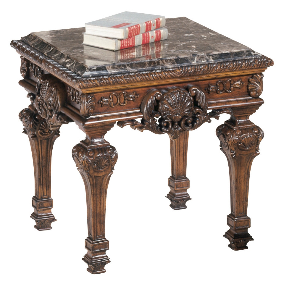 Casa Mollino Square End Table   Dark Brown   Signature Design by