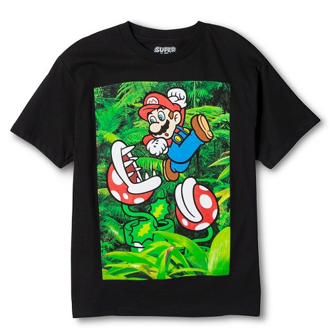 Nintendo® Boys' Super Mario T-Shirt Black : Target