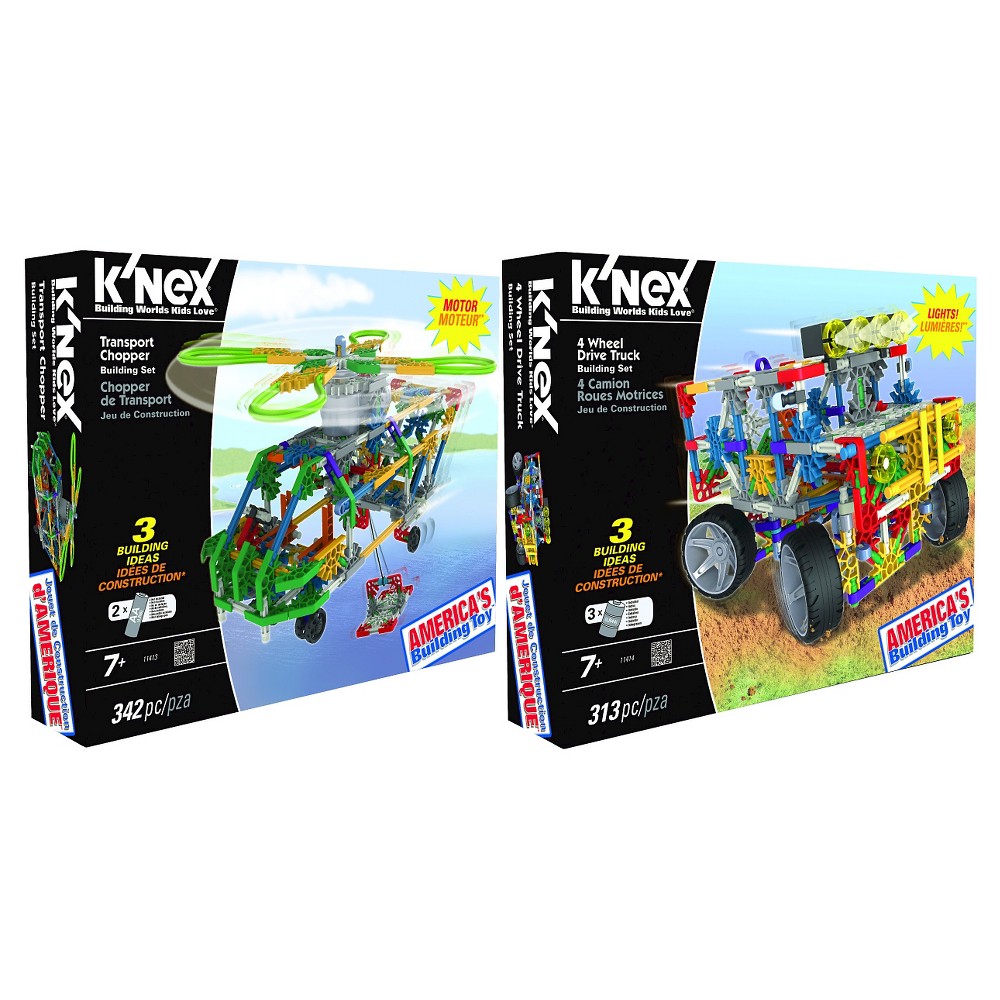 UPC 744476114167 - K'nex Bundle: Transport Chopper and 4 Wheel Drive ...