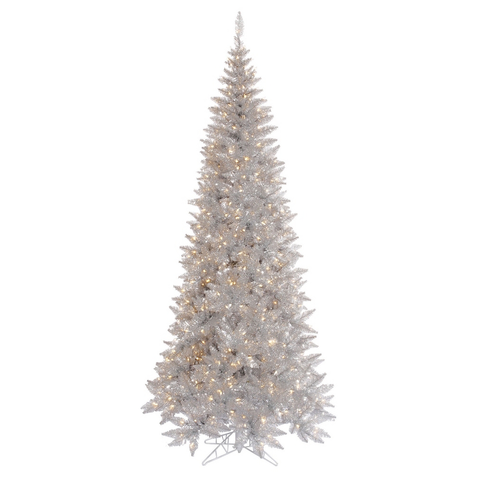 30 Tinsel Slim Fir 300CL   Silver