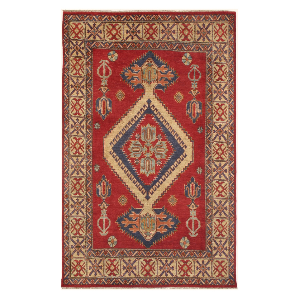 One of a Kind Kazak Area Rug   Red (58x69)