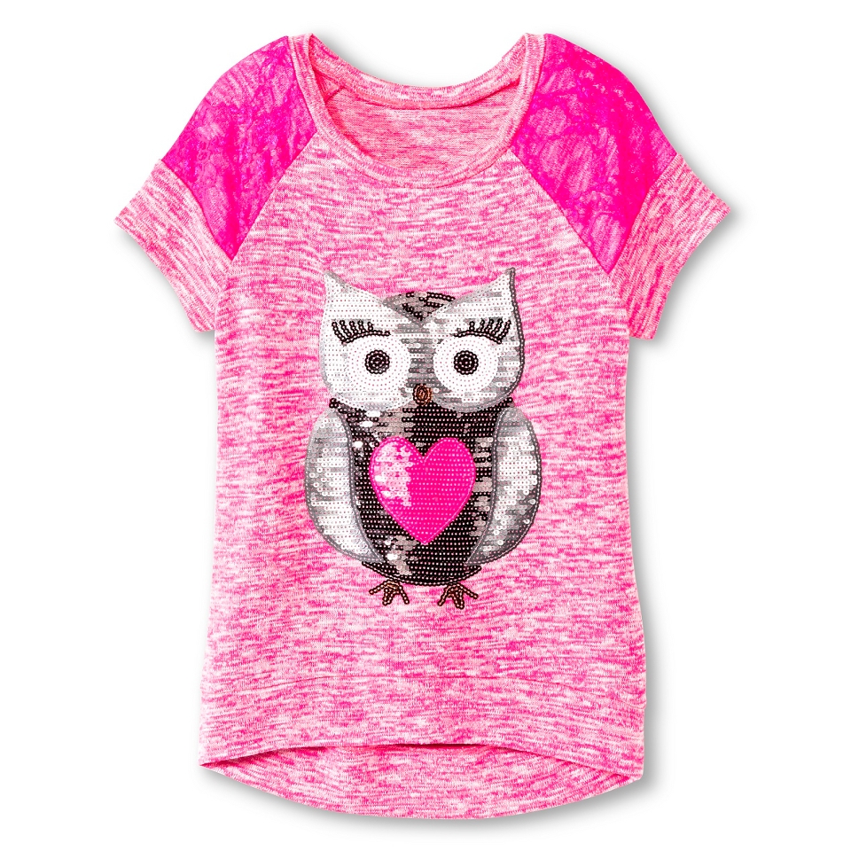 Girls Miss Chievous T Shirt   Pink